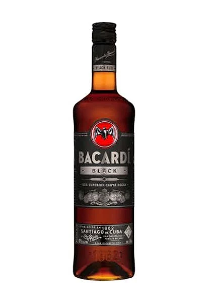 Bacardi 'Black' Rum 1.0L 1 Bacardi 'Black' Rum 1.0L