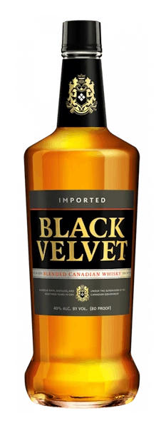 Black Velvet Canadian 80proof Whiskey 1.0L 1 Black Velvet Canadian 80proof Whiskey 1.0L