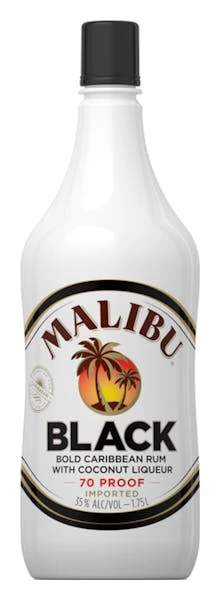 Malibu 'Black' 70prf 1.75L Rum