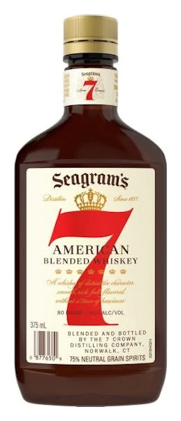 Seagrams 7 Crown Canadian Blended Whisky 375ml 1 Seagrams 7 Crown Canadian Blended Whisky 375ml
