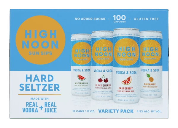 High Noon Variety Pack Hard Seltzer 12-355ml Cans 1 High Noon Variety Pack Hard Seltzer 12-355ml Cans