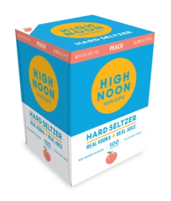 High Noon 'Peach' Vodka And Soda 4-355ml Cans