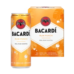 Bacardi Real Rum Cocktails Rum Punch 4-355ml Cans