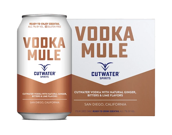 Cutwater Spirits Vodka Mule Cans 4-355ml Cans 1 Cutwater Spirits Vodka Mule Cans 4-355ml Cans