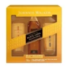 Johnnie Walker Black W/2 Glass Gift Set Blended Scotch Whisky