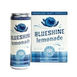 Maine Craft Blueshine Lemonade 4-12oz Cans