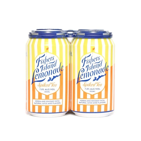 Fishers Island Spiked Tea 4-355ml Cans 1 Fishers Island Spiked Tea 4-355ml Cans