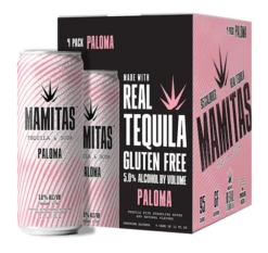 Mamitas 'Paloma' Tequila & Soda 4-12oz Cans