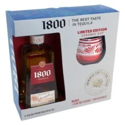 1800 Reposado W/Clay Cup Gift Set 750ml