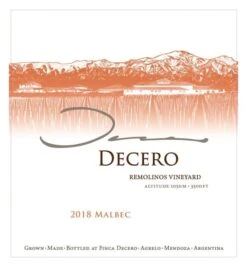 Finca Decero 'Remolinos Vineyard' Malbec 2018