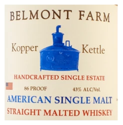 Belmont Farms Kopper Kettle American Single Malt 750ml