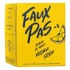 Faux Pas Cocktails Lemon & Mint Vodka Soda 4-250ml Cans