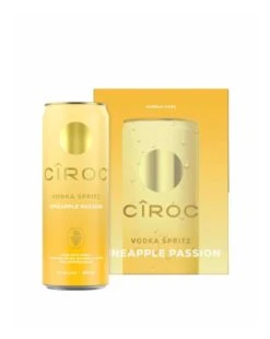 Ciroc Vodka Spritz Pineapple Passion 4-355ml Cans