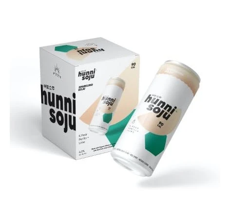 Yobo Hunni Pear Perilla Sparkling Soju 4-355ml Cans 1 Yobo Hunni Pear Perilla Sparkling Soju 4-355ml Cans