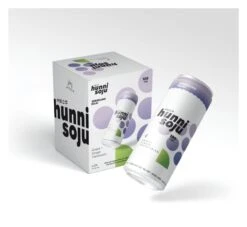 Yobo Hunni Grape Ginger Sparkling Soju 4-355ml Cans