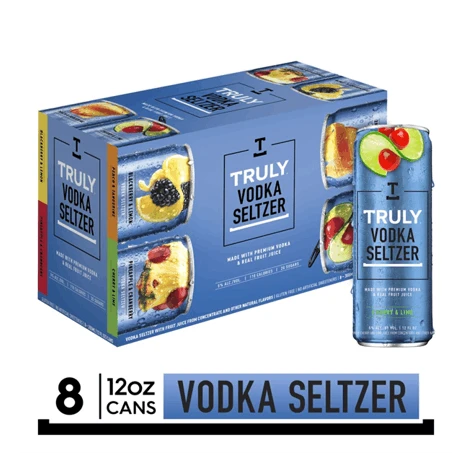 Truly Vodka Seltzer Variety Pack 8-355ml Cans 1 Truly Vodka Seltzer Variety Pack 8-355ml Cans