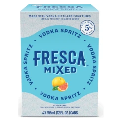 Fresca Mixed Vodka Spritz 4-12oz Cans