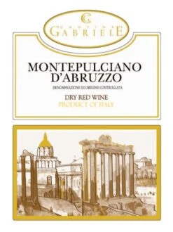 Cantina Gabriele Montepuliciano D' Abruzzo 2020