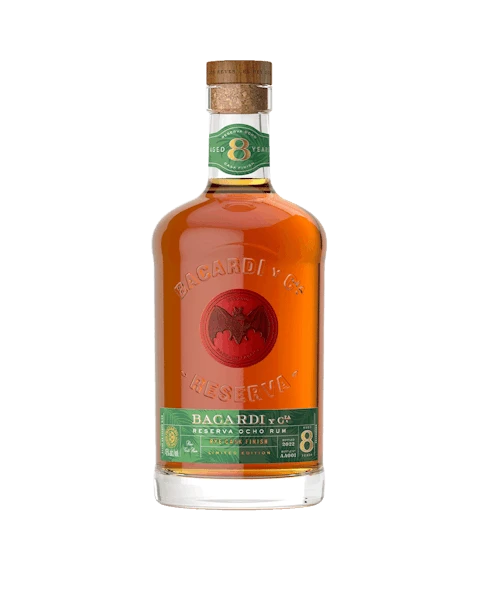Bacardi Ocho Rum Rye Cask Finish 8year 1 Bacardi Ocho Rum Rye Cask Finish 8year