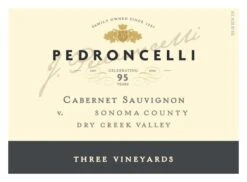 Pedroncelli 'Three Vineyards' Cabernet Sauvignon 2020