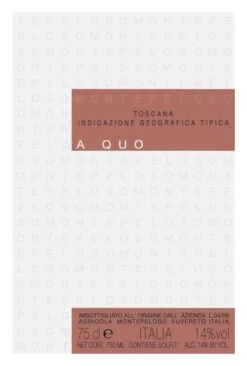 Montepeloso 'A Quo' Rosso 2022