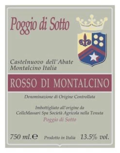 Poggio Di Sotto Rosso Di Montalcino 2018