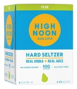 High Noon 'Pear' Vodka And Soda 4-355ml Cans