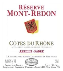 Chateau Mont Redon Cotes Du Rhone Rouge 2022
