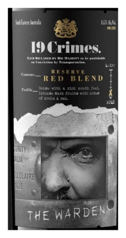 19 Crimes 'The Warden' Red Blend 2021